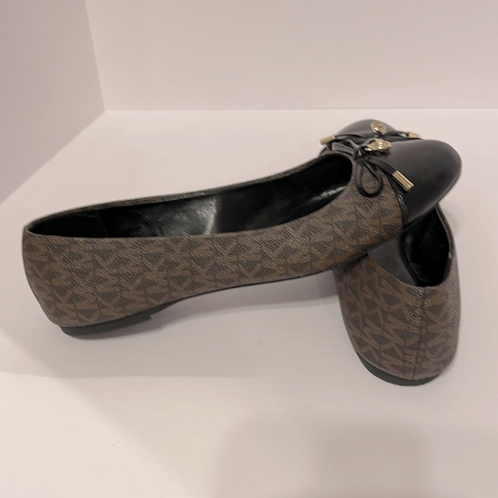 MICHAEL Michael Kors Black and Brown Patterned Loafers - Picture 4 of 9
